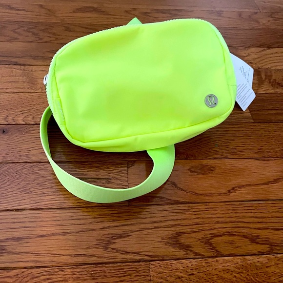 lululemon athletica Handbags - Lululemon everywhere belt bag neon green! Brand new with tags